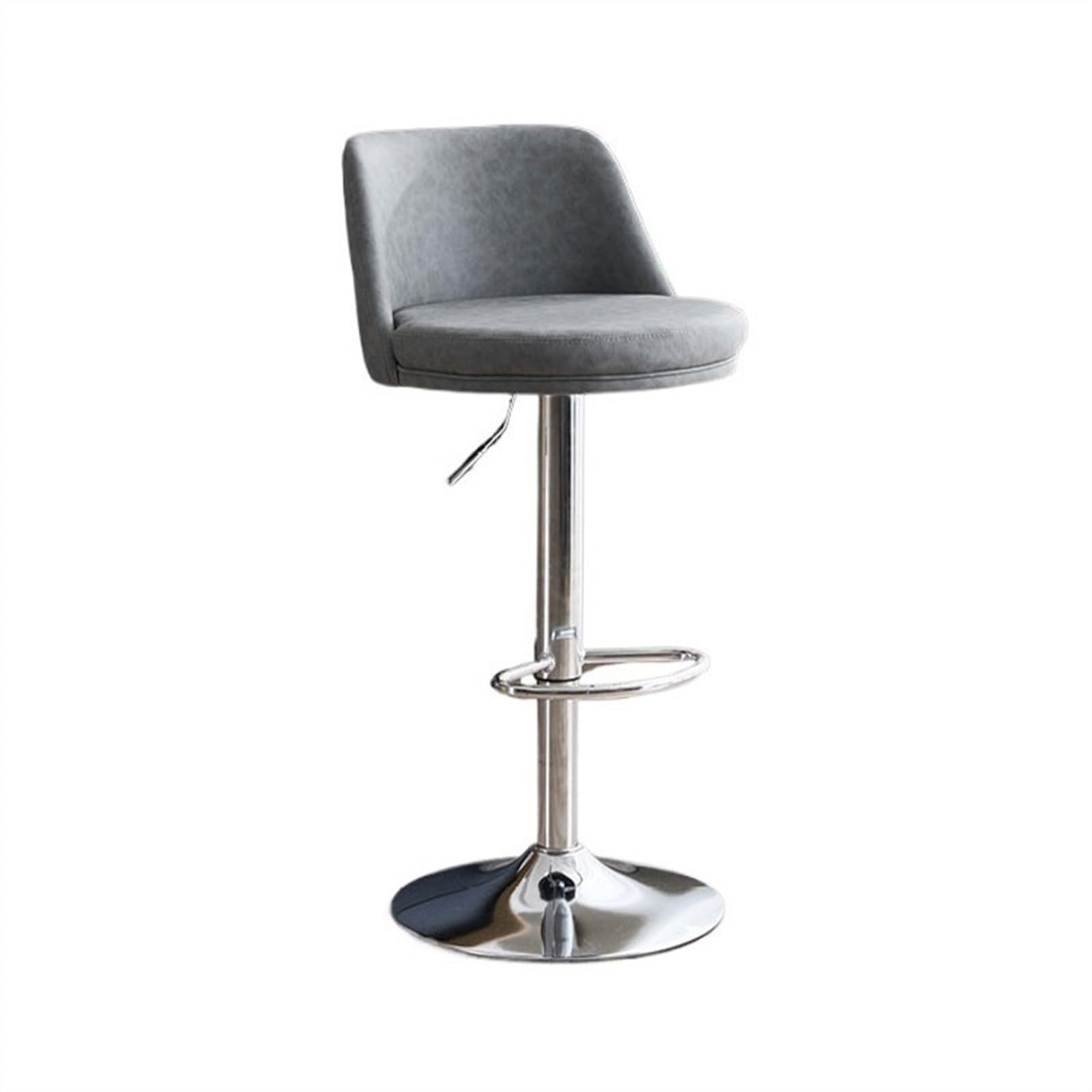 Eines C Home Bar Furniture 60-80Cm Lift Swivel Backrest Bar Stool Modern Light Luxury Household Fashion Kitchen Island Hair Iron High Hair Ounter Barstool(C)