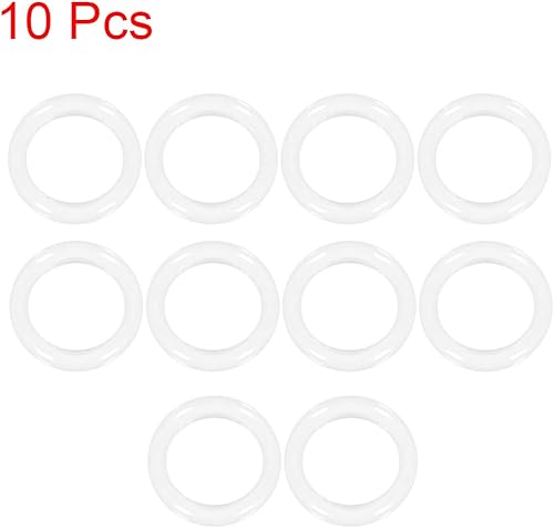 Miniatura 10 de uxcell Junta tórica de silicona, 1.260 in de diámetro exterior, 1.024 in de diámetro interior, 0.118 in de ancho, junta de anillos de sellado VMQ,