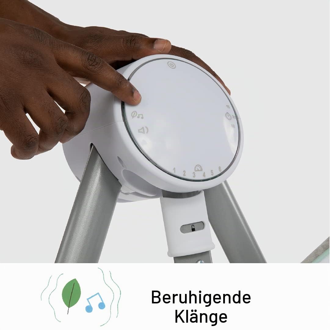 Ingenuity Anyway Sway 5-Gang-Multidirektionale tragbare Babyschaukel mit Vibrationen - Ray, 0-9 Monate