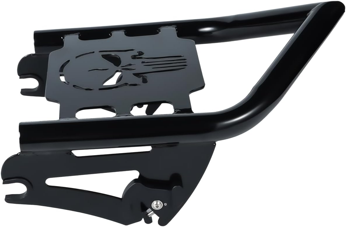 Detachable Two Up Luggage Rack Backrest Sissy Bar Luggage Rack Fit Harley Touring Electra Glide Road King Street Glide Road Glide 2014+ (Style B)