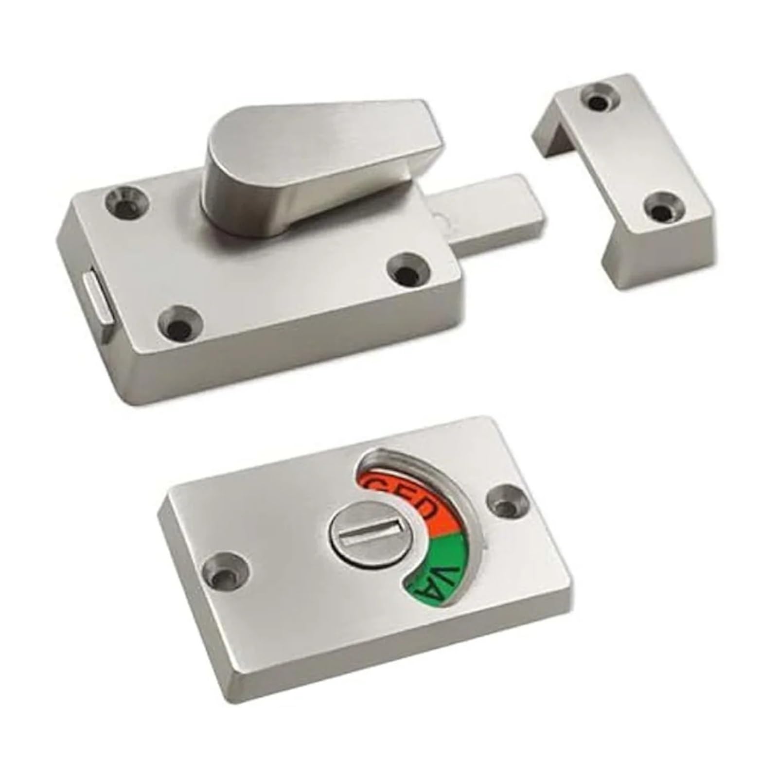 Bojhgo One Color Latch Indicating Lock, Indicator Partition With Occupancy,Toilet Stall Door