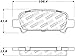 StopTech 308.07700 Street Brake Pads; Rear with Shims and Hardware
