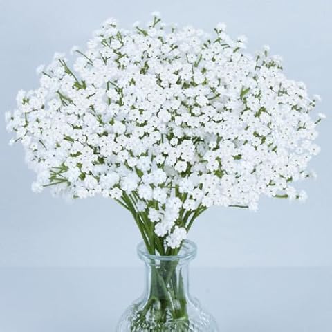 MAQIHAN Baby Breath Artificial Flowers Cover