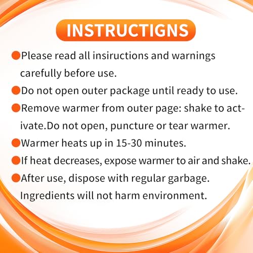 Image of 10 Pack Disposable Hand Warmers - Up to 15 Hours of Heat - Super Long Lasting Air Activated Warmers, All Natural & Portable for Camping, Fishing, Outdoor Sports, Winter Work, Gifts for Men and Women