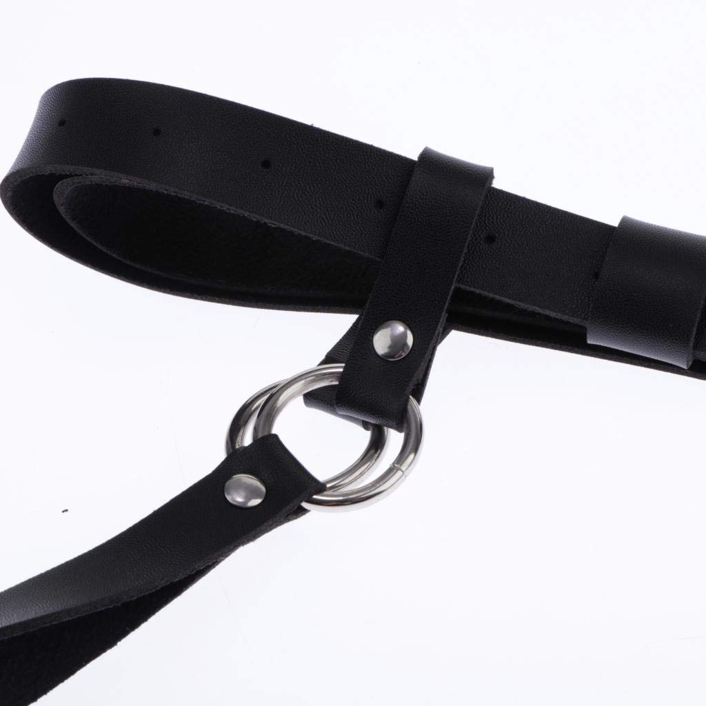 CLUB BOLLYWOOD® Punk Pu Leather Harness Garter Belt Adjustable Waist Leg Cincher Cage Belt '|Clothing, Shoes & Accessories | Womens Clothing | Intimates & Sleep | Garter Belts'|Garter Belts' - Image 3 thumbnail