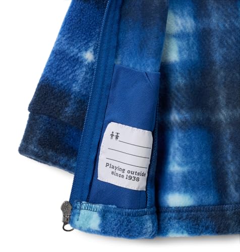 Columbia Youth Zing III Fleece, Mountain Blue Omblur Tonal, 18/243