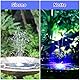 AISITIN 3.5W LED Solar Springbrunnen für Außen mit Fernbedienung, 2025 Buntes LED Solar Teichpumpe mit 3000 mAh Batterie, Solarbrunnen für Draussen mit 8 Fontänenstile Wasserpumpe für Garten,Vogelbad