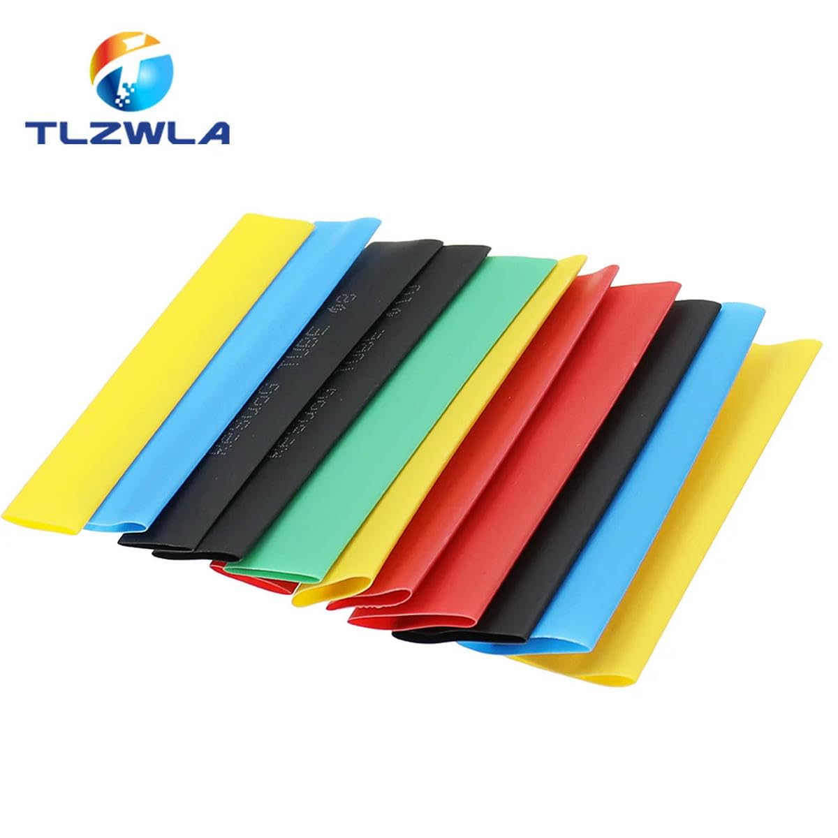 Tubo termorestringente per canna da pesca, Set di guaine termorestringenti in poliolefina, confezione da 127/164/328/530 pezzi, guaine isolate for cavi metallici assortiti, 8 misure(530pcs)