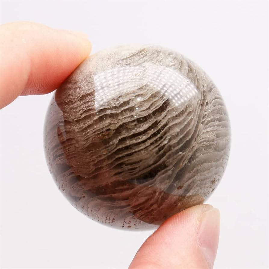 千層ガーデン水晶スフィア A ガーデンファントム 千層ファントム 水晶 丸玉 スフィア 49mm