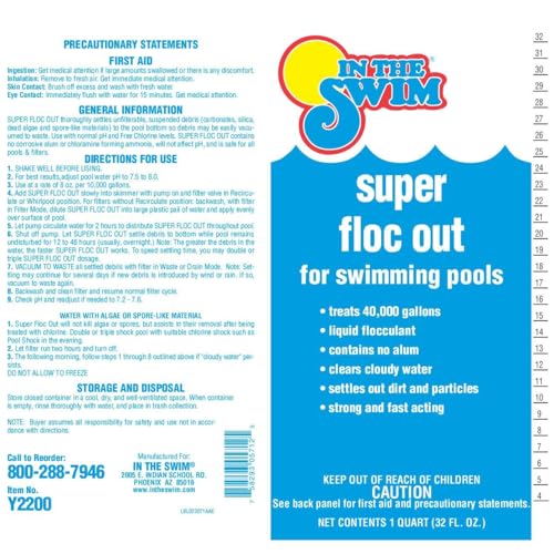 Image of In The Swim Super Floc Out - 2 Quarts