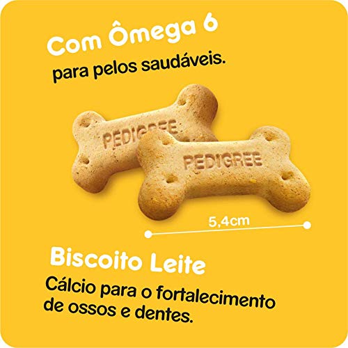 Kit Biscoito Pedigree Biscrok Para Cães Adultos Raças Pequenas 3x1kg