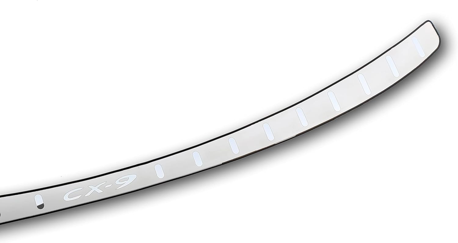 Car Stainless Steel Rear Bumper Protector, for Mazda CX9 CX-9 2016-2023 Accessories, Auto Parts Tailgate Back Trunk Door Sill Cover Scuff Plate Strip Guard Protection