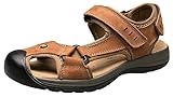 AGOWOO Sandles Outdoor Closed Toe Beach Hiking Sandals for Women Brown 10 B(M)