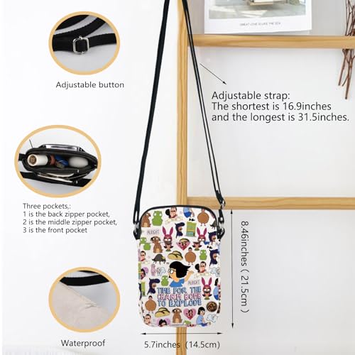 Tv Show Inspire Crossbody Bag Tv Show Cartoon Fan Shoulder Bag Cartoon Inspired Gift For Fans3