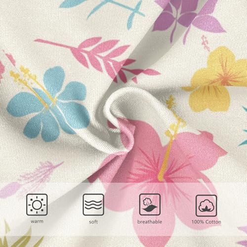 KLL Hand Drawn Tropical Pattern Toddler Boy Pure Cotton Underwear Breathable Children Undies3