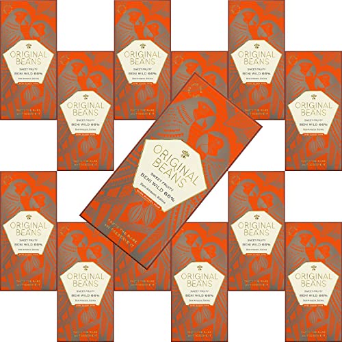 Original Beans - BIO Beni Wild 66% Schokolade - 70g Tafel / CH-BIO-006 - Noten von Blumenhonig, Aprikosen und Jasmintee…