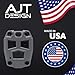 AJT Design ABS Plastic Keyfob Case for FJ Cruiser (2008-2014) | Key Fob Replacement Shell Only (No Electronics) | FJ Cruiser Accessories - Made in USA | Cement