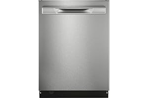 Counter-Depth, Top-Control Dishwasher with Hidden Controls and Tall Tub