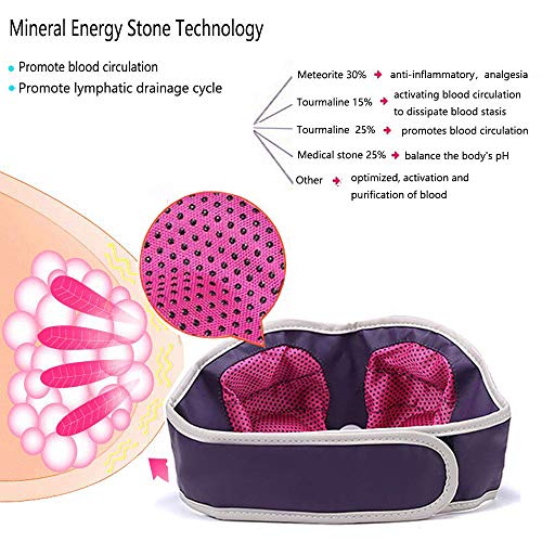 Electric Breast Enlargement Enhancer Massager Bra with Heat, Deep Tissue Kneading Pressure Shiatsu Electric Chest Vibrating Massage for Woman Chest Pain Relief, Use at Home