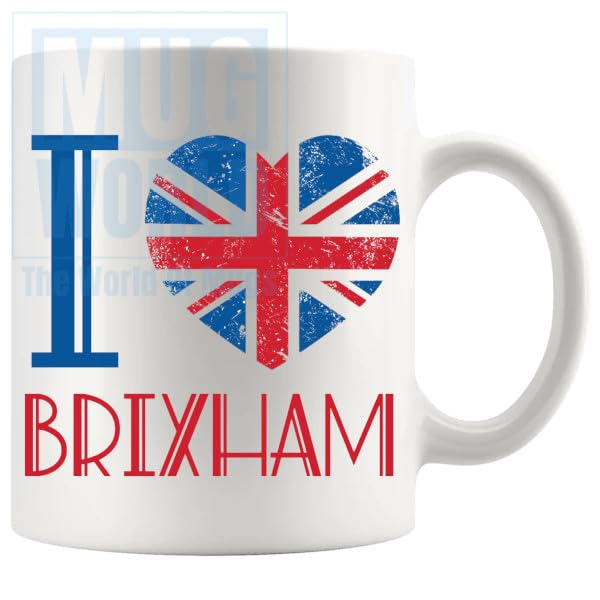 I Love Brixham Mug British Towns, British Gifts, Britain, Favourite Places, UK