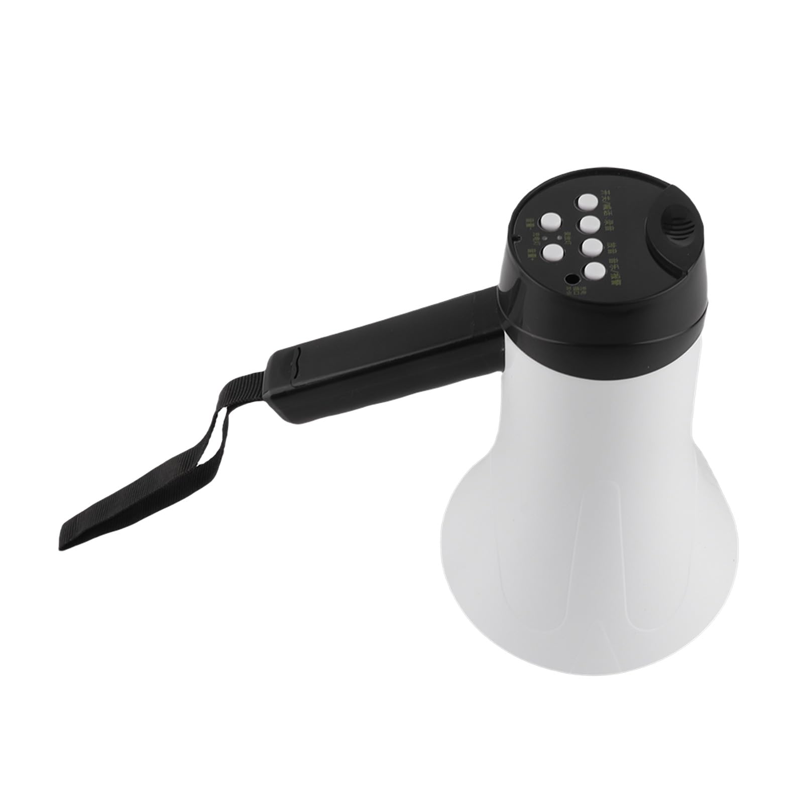 Altoparlante Portatile a Tromba con Megafono con Potenza 30 W, Registrazione 300 S, Distanza di Trasmissione 500 M, Funzione Sirena, Design Portatile, Materiale Duraturo - Ideale