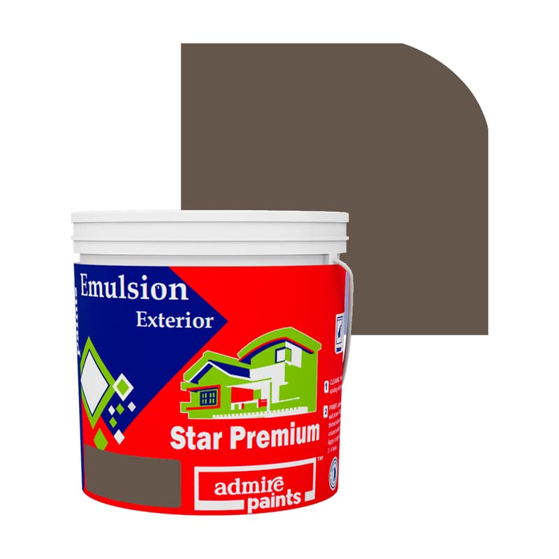 Admire Paints Star Premium Exterior Acrylic Emulsion, Matt Finish Anti- Bacterial, Anti Fungal, UV Reflective Water base Eco Friendly Paint-KAYAK