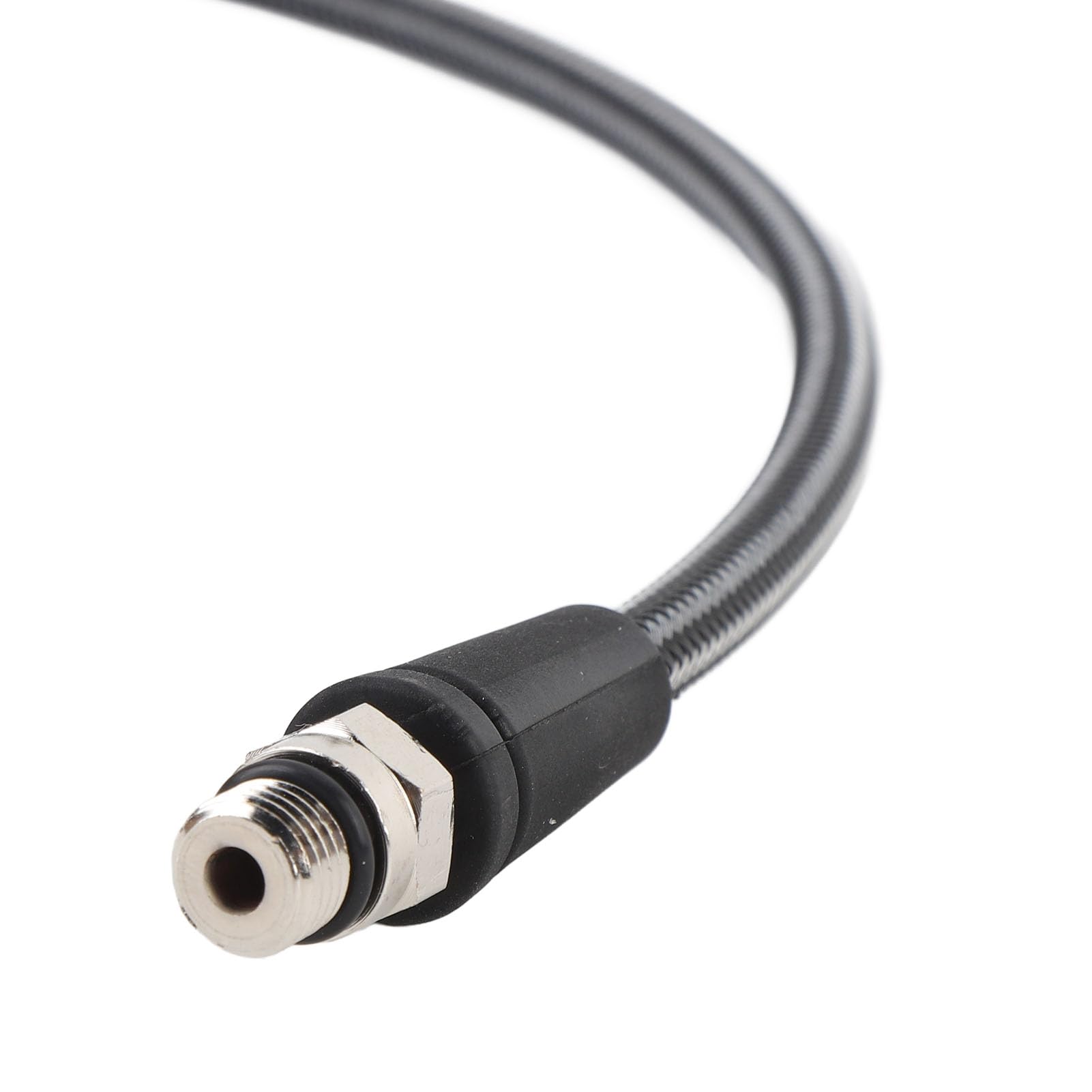 Dpofirs Manguera de Alta Presión para Buceo 80 cm Fibra de Carbono Tejida Flexible para Regulador BCD y Manómetro