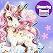 Jumbo Shimmery Floor Puzzle for Kids,Unicorn Jigsaw Large Puzzles,45 Piece Unicorn Puzzle for Toddler Ages 3-5,Children Learning Preschool Educational Toys,Birthday Gift for 4-8 Years Old