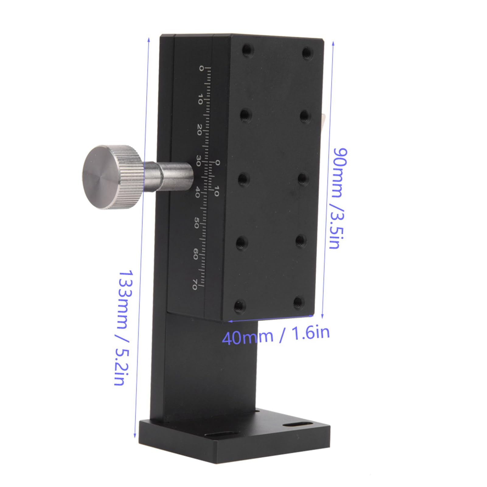 Manueller Z Linear Stage SPWZ40-90, Hochpräzise Optische Plattform, Einstellbare Hebebühne, Aluminiumlegierung, 40x90mm, ±30mm Hub