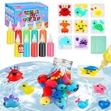 Shabebe Magic Water Elf Kit for Kids – DIY Aqua Gel Toy Set with 8 Magic Gels & 6 Molds, Create Water Pets & Squishy Crafts, Fun Gift for Girls & Boys Ages 3+