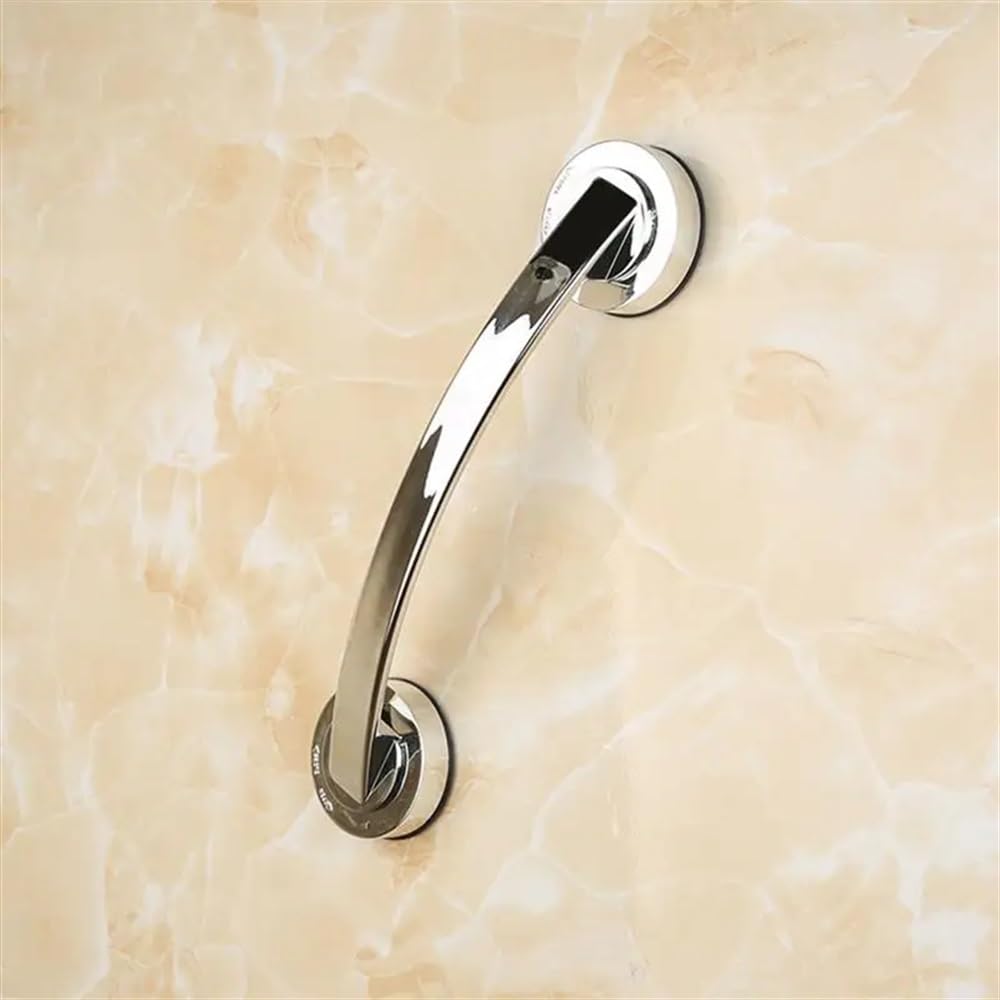 Bracciolo con ventosa potente, montato a parete, for vasca da bagno, corrimano di sicurezza, barra di sostegno for anziani, maniglia for bagno, bracciolo Maniglia Doccia Anziani(White)