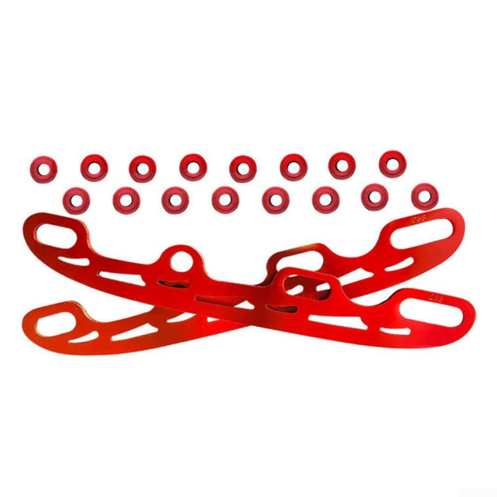 Ice Skating Blade Retrofit Kit Stainless Steel Replacement for Inline Roller Skates Conversion, Large Size 290mm Fits Brackets Over 231mm, Grey, Includes 2 Ice