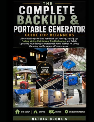 The Complete Backup & Portable Generator Guide for Beginners: A Practical Step-by-Step Handbook to Choosing, Setting Up, Fueling, Wiring, Maintaining, ... for Home Backup, RV Living, Camping image 2