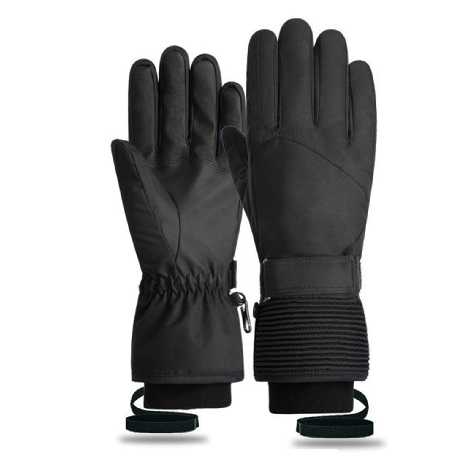 Gants de Ski d'hiver pour Hommes et Femmes Gants de Snowboard Antidérapants à Écran Tactile Imperméables pour Les Gants Coupe-Vent par Temps Froid