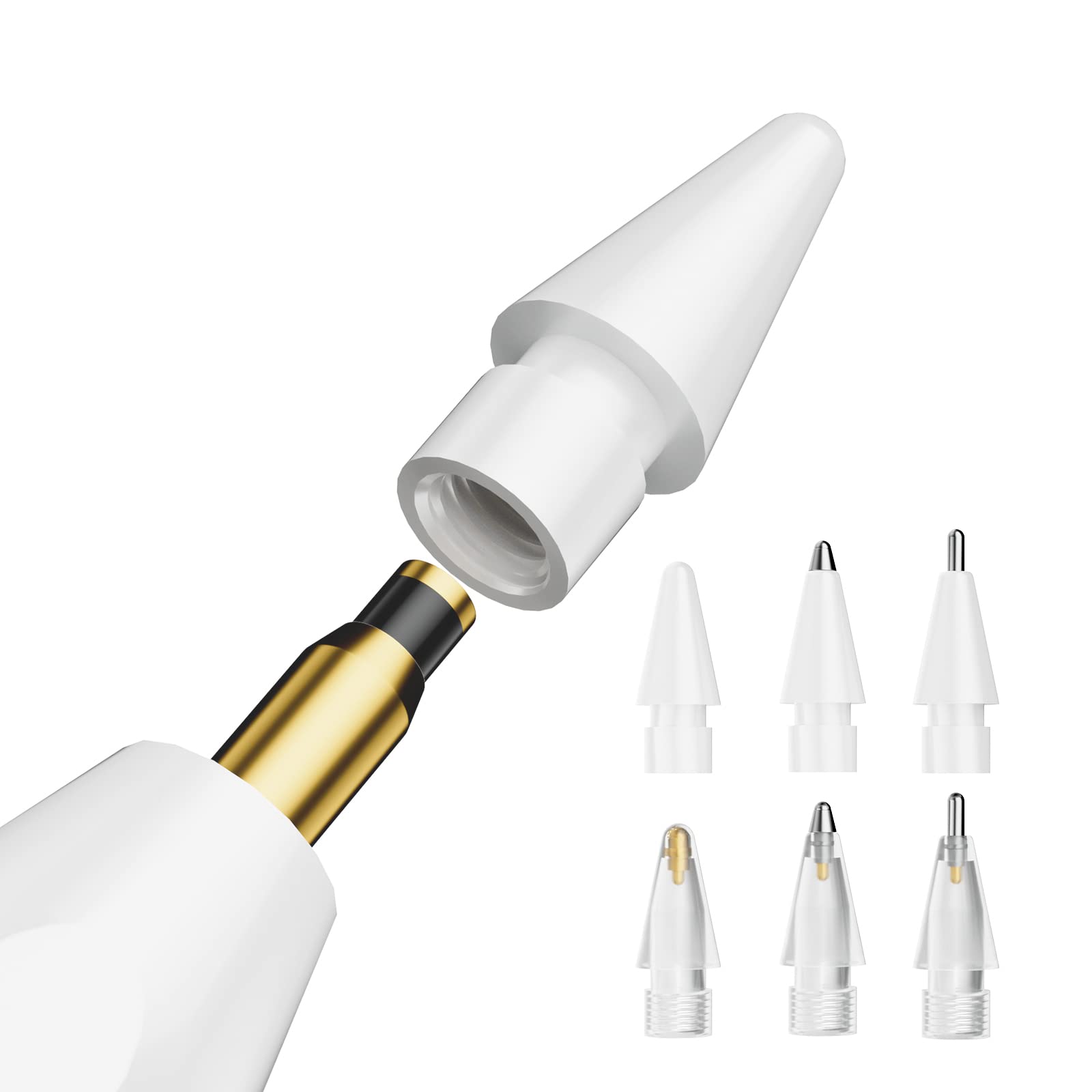 Amazon.com: HOU [6 Pack] Apple Pencil Tips,Replacement tips for 