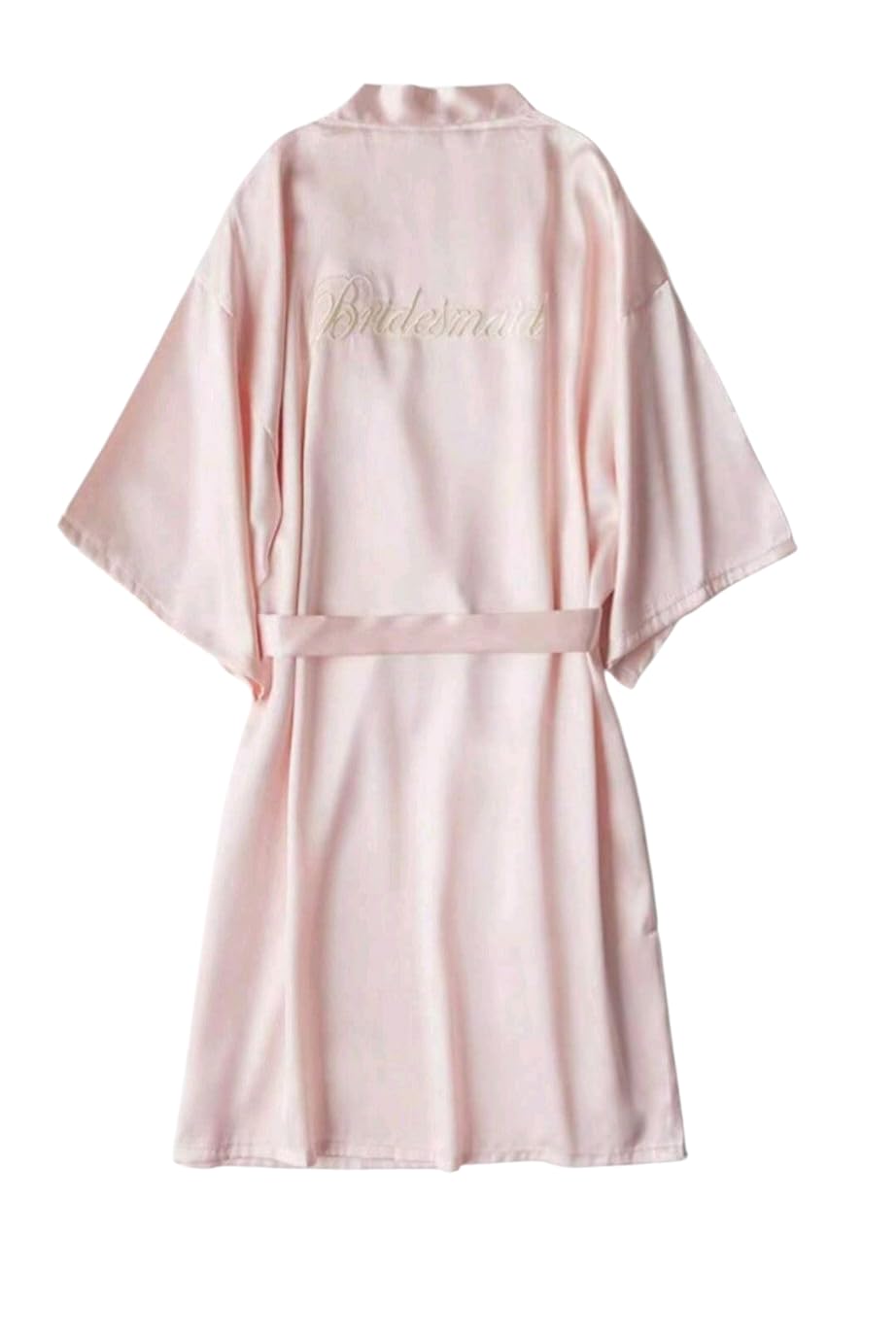 Kimono dla panny młodej białe | Bridesmaid różowe | szlafrok krótki | strój na wieczór panieński | SPA | szlafrok kąpielowy do sauny | wieczór panieński | wellness | sukienka do sauny (DE/NL/SE/PL