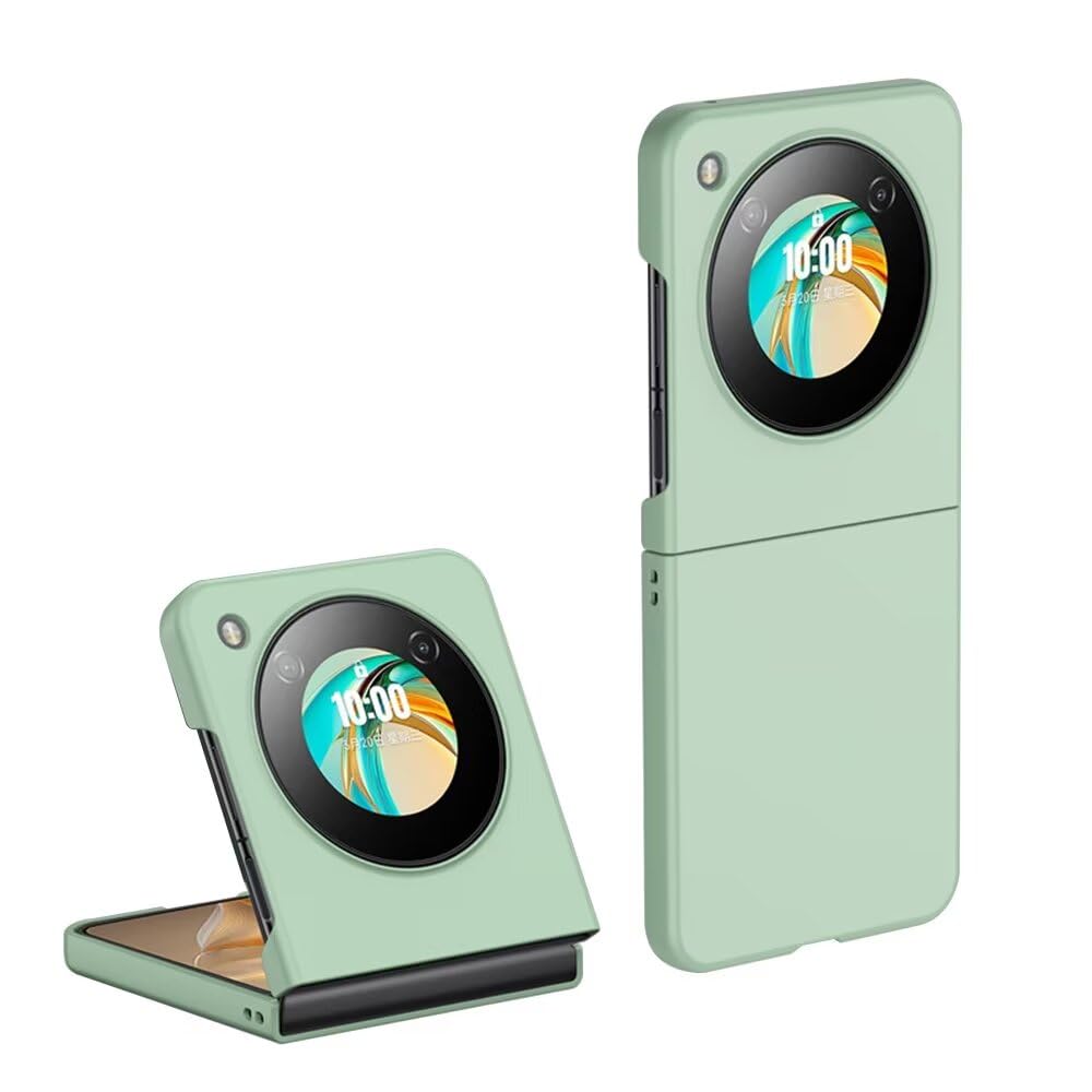 Phone Case for Nubia Flip 5G (6.9 Inches), Hard Silicone Case for PC Anti Drop and Anti-Scratch - Light Green