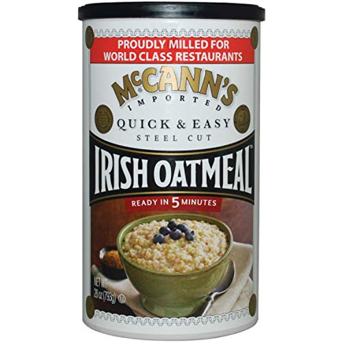 Mcann's Imported Quick & Easy Steel-Cut Irish Oatmeal, Sourced in the USA, 28-Ounce Can