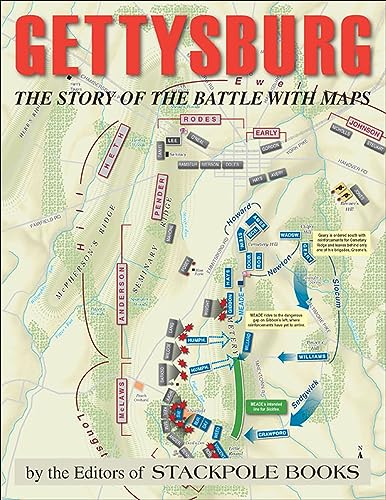 Gettysburg: The Story of the Battle with Maps (English Edition)