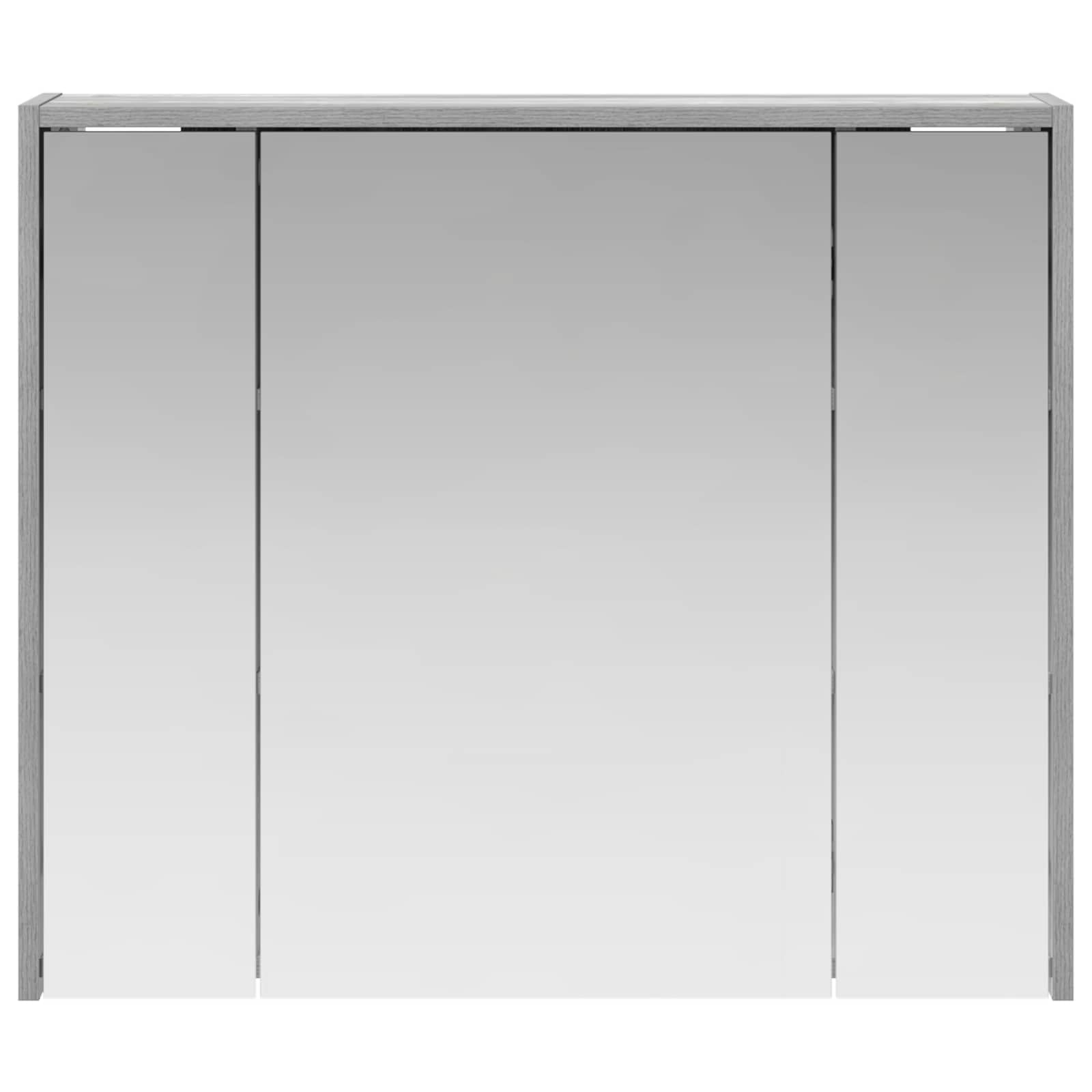Espejo de baño gris Sonoma 73,5 x 16 x 62,5 cm