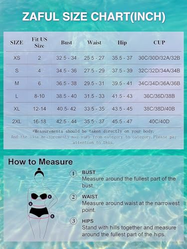 Image of ZAFUL Womens Sport Vacation Swimwear Two Piece Swimsuits with Shorts