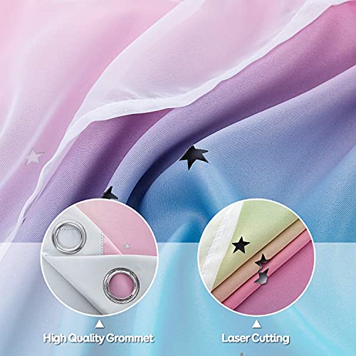 Anjee Product Image White Sheer Curtains 84 Inches Long 4 Panels Buddle With #TOP2