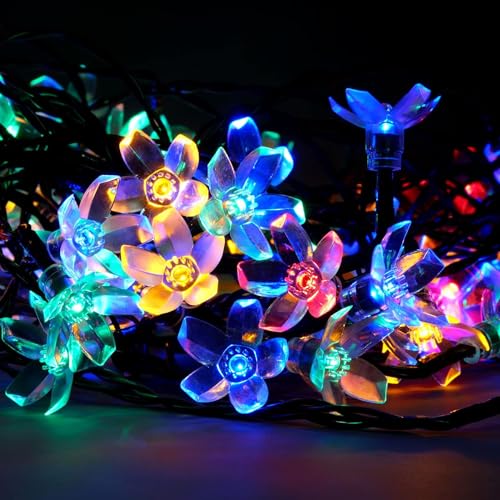 Mixtooltoys Flower String Lights USB Plug, Fairy Lights 80 Flower - Image 4