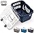 Blue & Transparent Lid Pet Dog Puppy Cat Carriers Basket Bag Cage Portable Travel Kennel Training Box