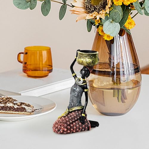 Statue décorative africaine idée cadeau Thanksgiving et anniversaire