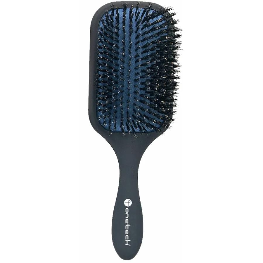 Onetech 100% Natural Bristles Paddle Hairbrush