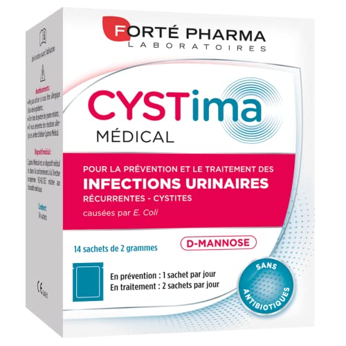 Forte Pharma - Cystima Medical pour les prévention et le traitement des infections urinaires - 14 Sachets de 2 g