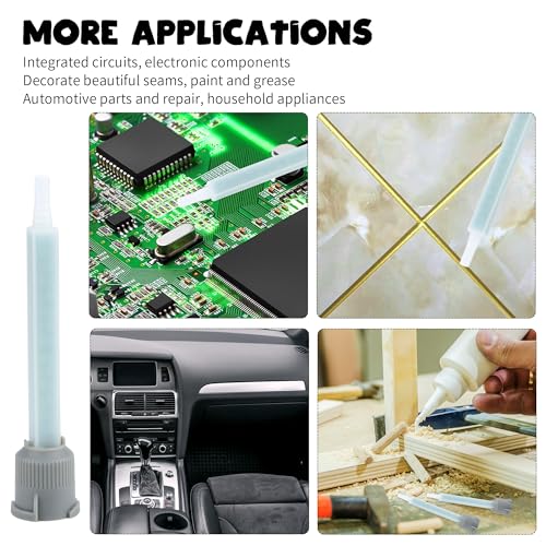 30 Stück Statikmischer Mischerdüsen 1:1 Mischdüse Statikmischer Mischerspitzen Kunststoffkleber Statisches Mischrohr Mischertülle Harz Mischspitze