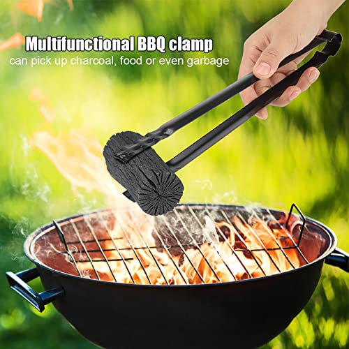 Nimomo BBQ Serving Tong, Multifunctional Metal BBQ Clip Charcoal Tongs Barbecue Clamp for Garbage Charcoal Serving Tools - Image 4