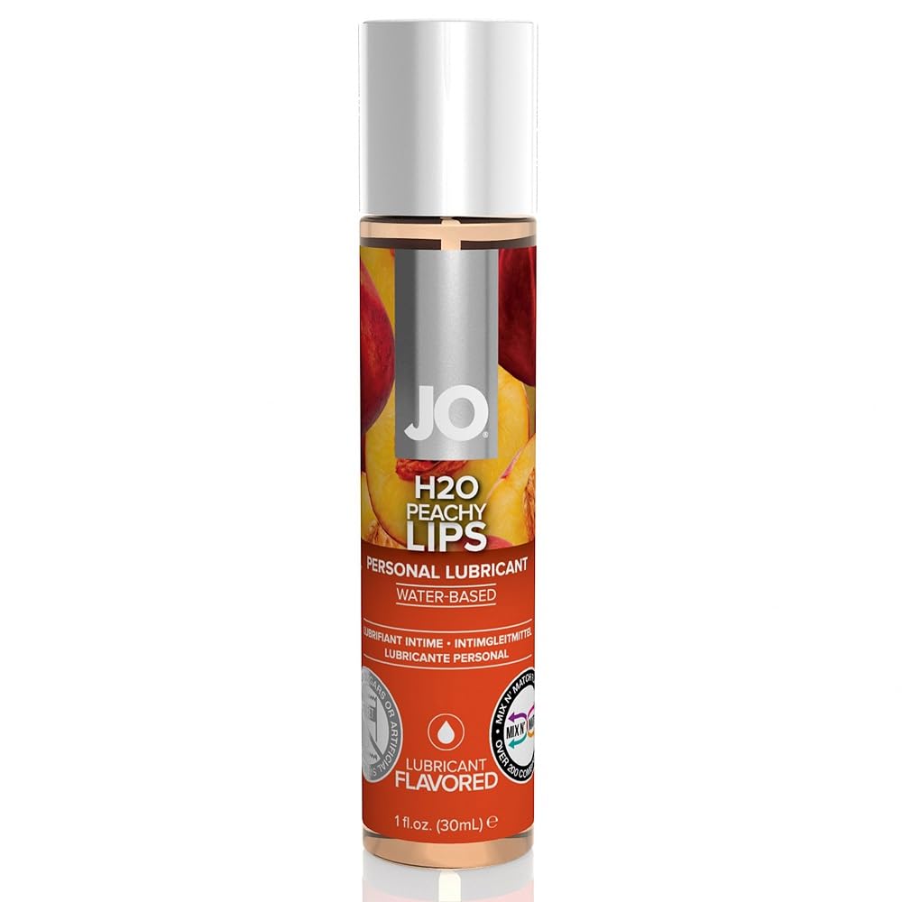 System Jo H2O Flavours Water Based Personal, Lubricant Peachy Lips, 30 ml